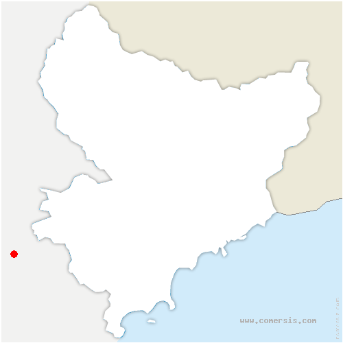 carte de localisation de Saint-André-de-Rosans
