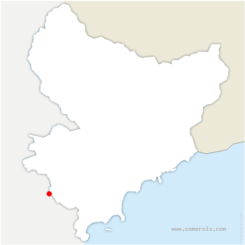 carte de localisation de Saint-Cézaire-sur-Siagne
