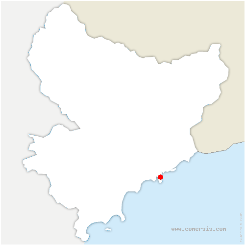 carte de localisation de Saint-Jean-Cap-Ferrat