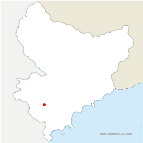 carte de localisation de Saint-Vallier-de-Thiey