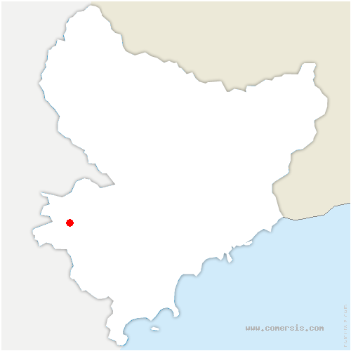 carte de localisation de Valderoure
