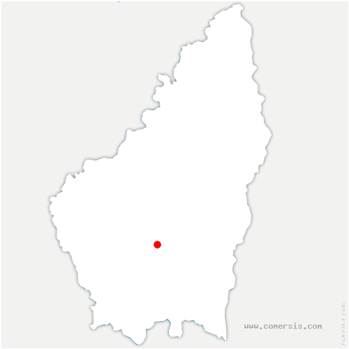carte de localisation de Ailhon