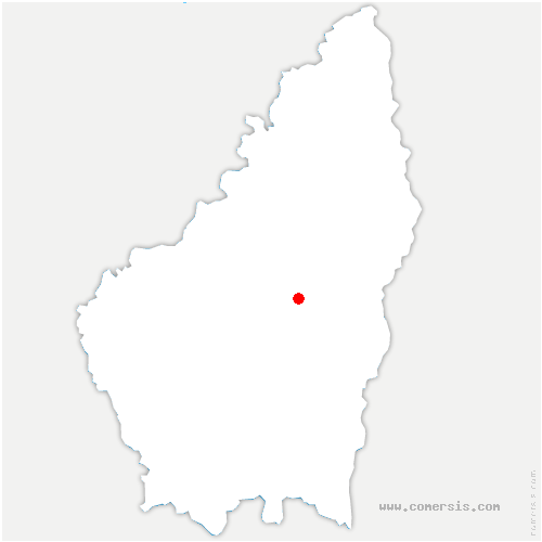 carte de localisation d'Ajoux
