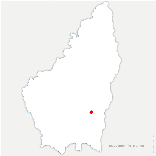 carte de localisation de Alba-la-Romaine