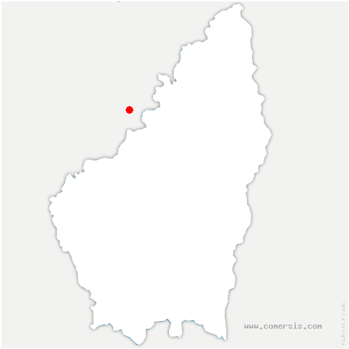 carte de localisation d'Alixan