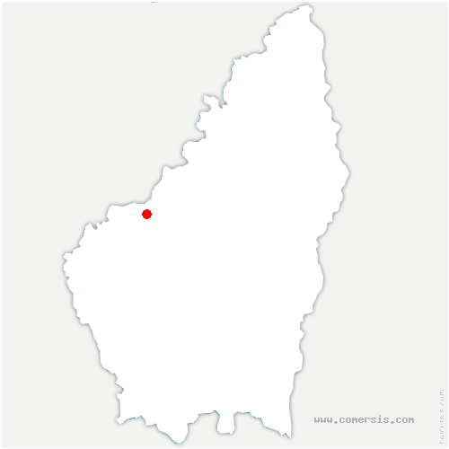 carte de localisation d'Allex