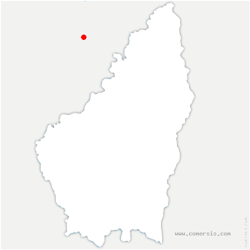 carte de localisation de Bathernay