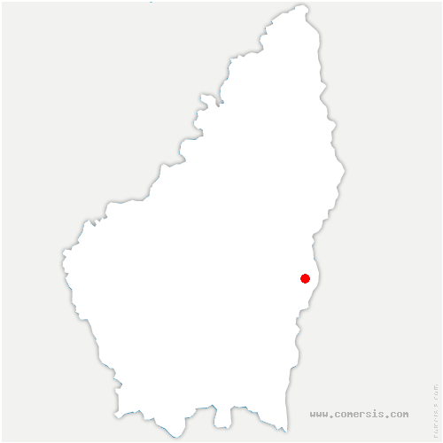 carte de localisation de Beaurières