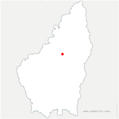 carte de localisation de Beauvène