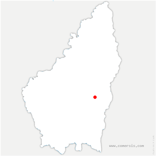 carte de localisation de Bellegarde-en-Diois