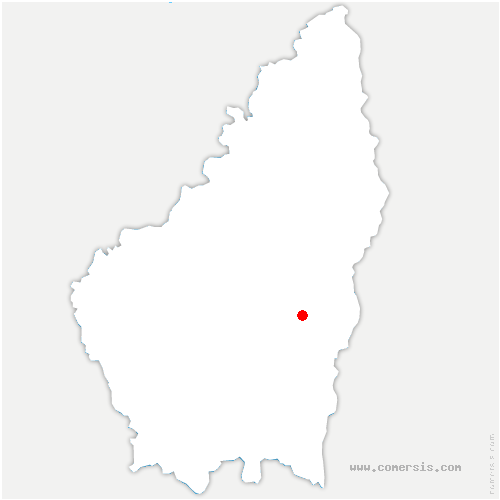 carte de localisation de Berzème