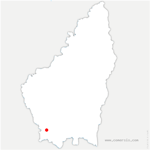 carte de localisation de Bouchet