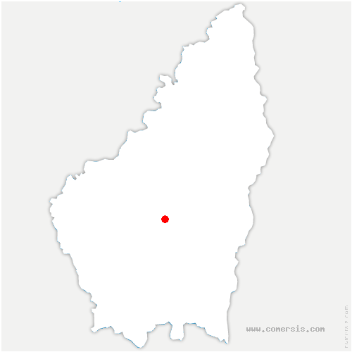 carte de localisation de Bourdeaux