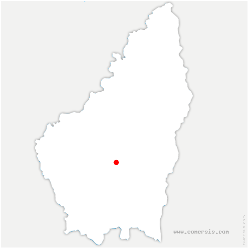 carte de localisation de Bouvières