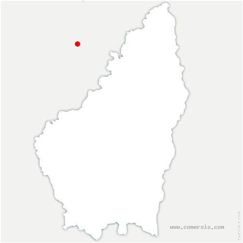 carte de localisation de Bren