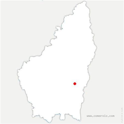 carte de localisation du Brignon