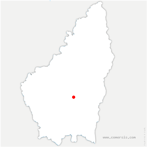 carte de localisation de Cayres