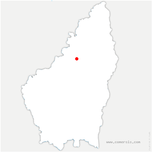 carte de localisation de Céaux-d'Allègre