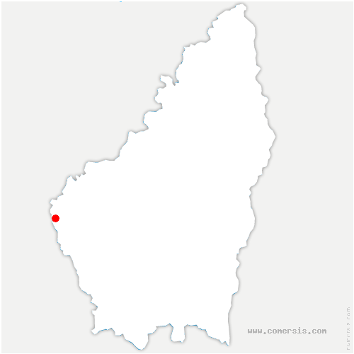 carte de localisation de Cellier-du-Luc