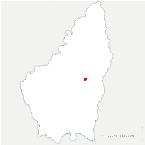 carte de localisation de Chadrac
