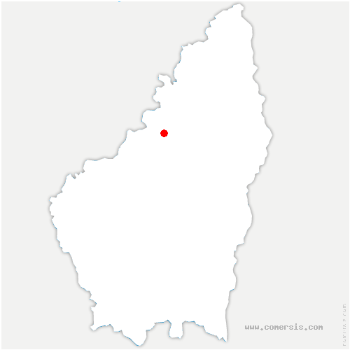 carte de localisation du Chaffal