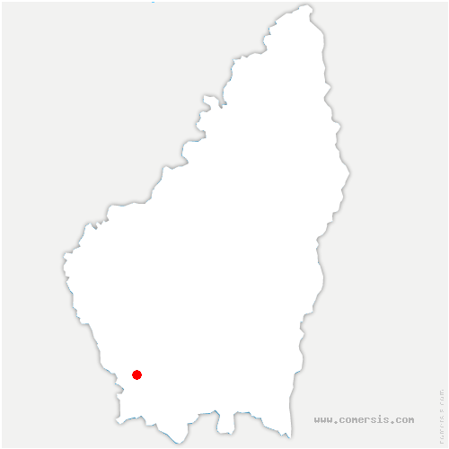 carte de localisation de Chambonas