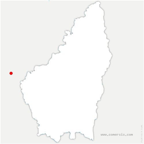 carte de localisation de Chanas