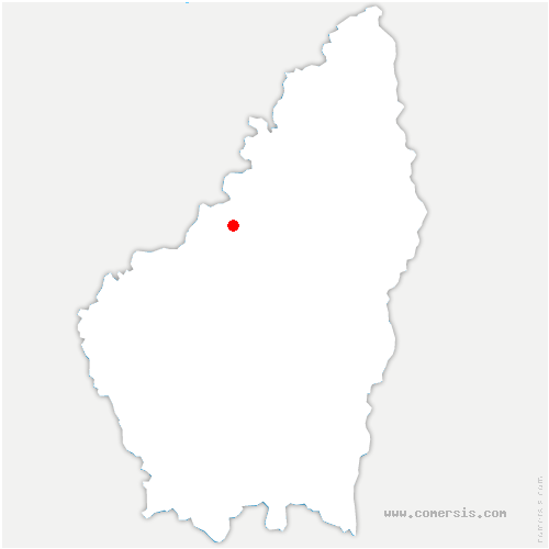 carte de localisation de Chanéac