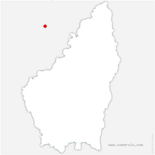 carte de localisation de Chantemerle-les-Blés