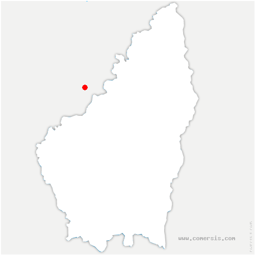 carte de localisation de Châtonnay
