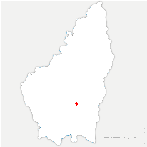 carte de localisation de Chaudebonne