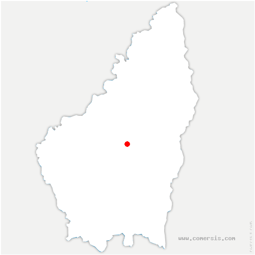 carte de localisation de la Chaudière
