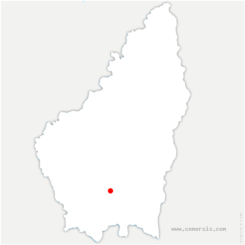 carte de localisation de Chauzon