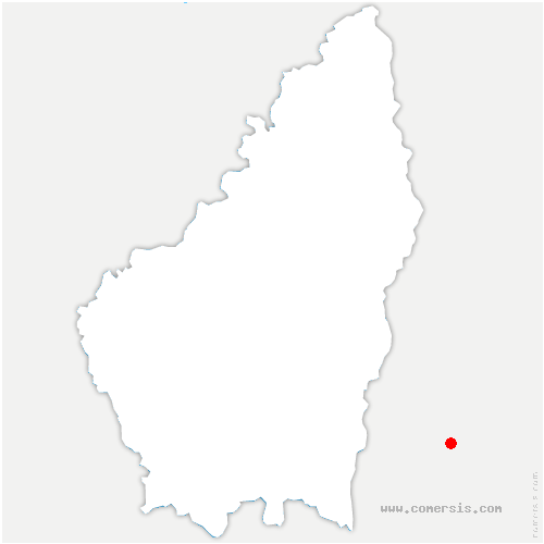 carte de localisation de Chavanay