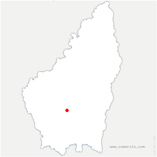 carte de localisation de Chazeaux