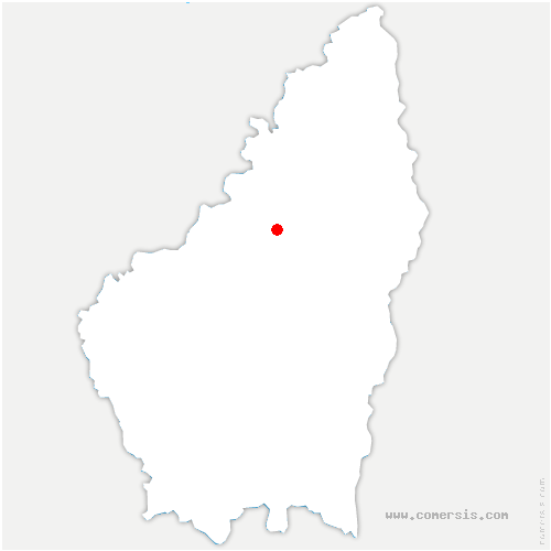 carte de localisation du Cheylard