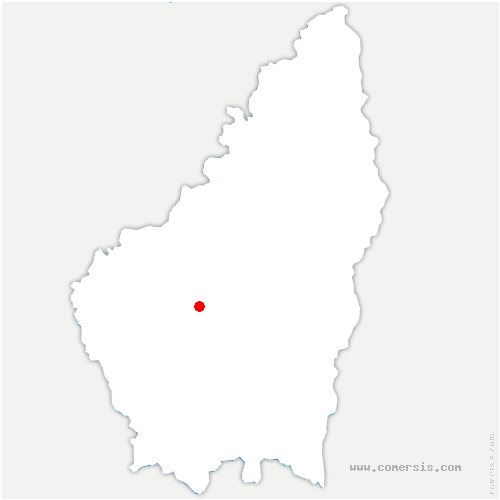 carte de localisation de Chirols