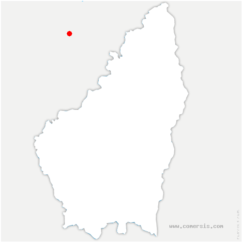 carte de localisation de Claveyson