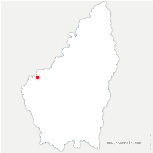 carte de localisation de Cliousclat