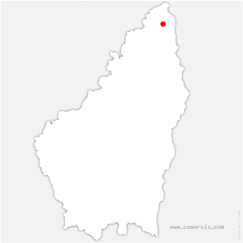 carte de localisation de Colombier-le-Cardinal