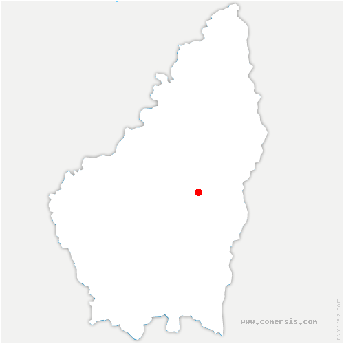 carte de localisation de Creysseilles