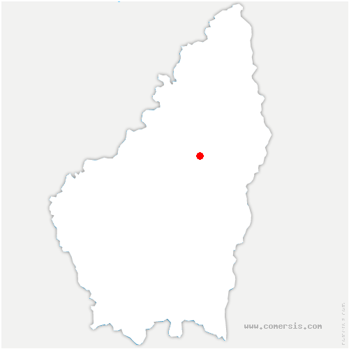 carte de localisation de Die