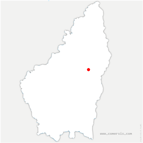 carte de localisation de Dunière-sur-Eyrieux