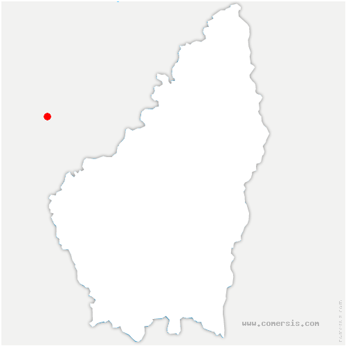 carte de localisation d'Estrablin