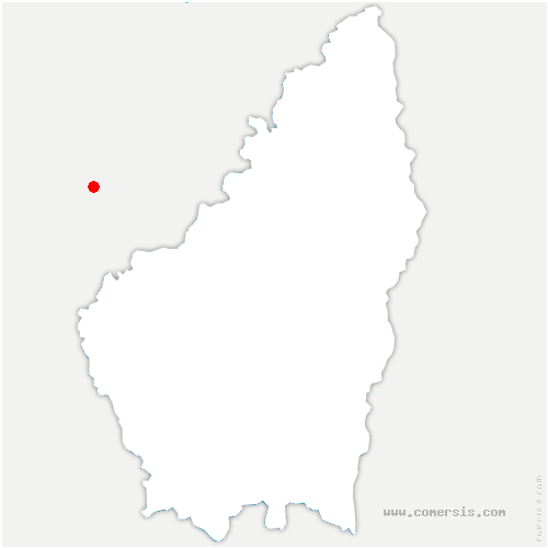 carte de localisation d'Eyzin-Pinet
