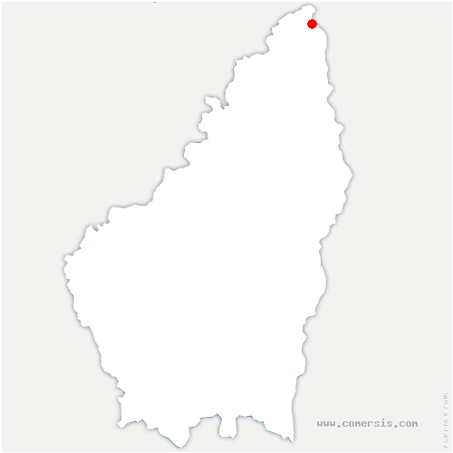 carte de localisation de Félines