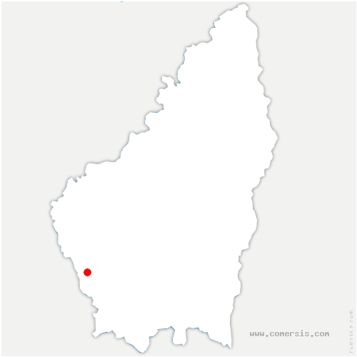 carte de localisation de la Garde-Adhémar