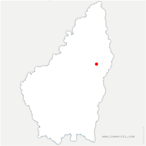 carte de localisation de Gilhac-et-Bruzac