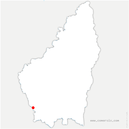 carte de localisation de Gravières