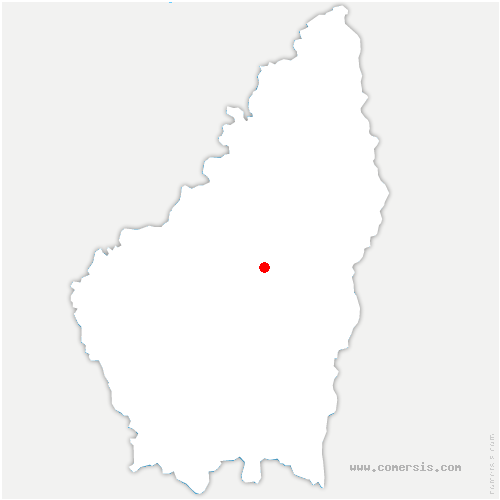 carte de localisation de Issamoulenc